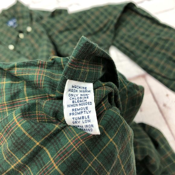 Vintage Ralph Lauren Men Long Sleeve Classic Button Shirt Top Size Large B235 11 - Picture 8 of 14